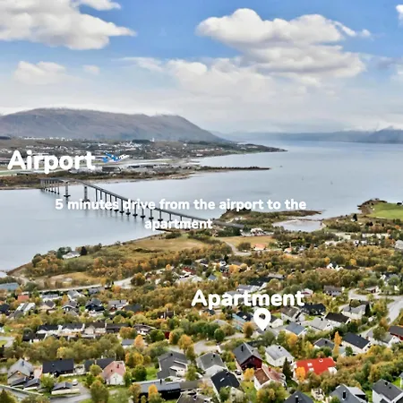 New Renovated Apartment Near The Airport With 3 Double Beds Tromso Exterior photo